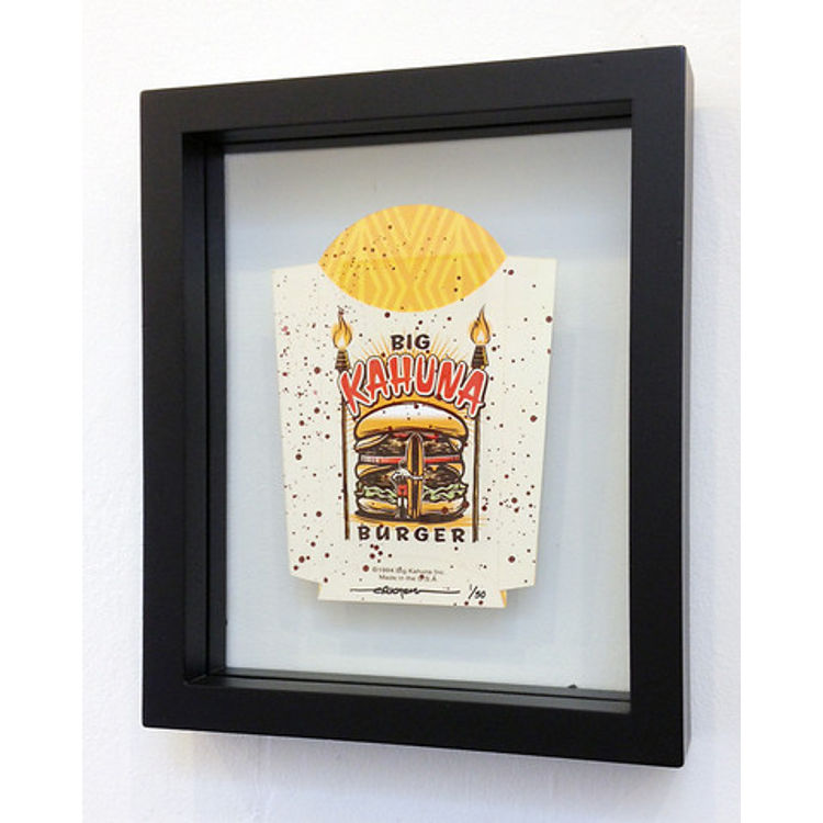 “Brett's Last Meal" Framed by Eric Tan