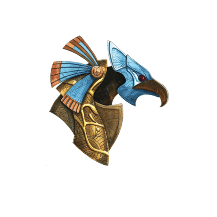 “Horus” Print by Keith Noordzy