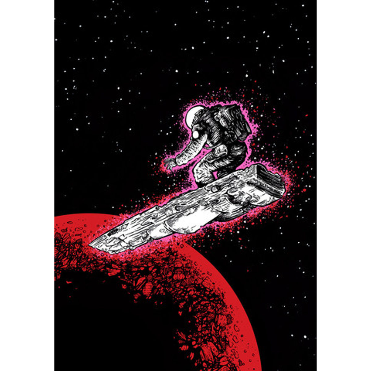 What a beautiful way to die - as a falling star