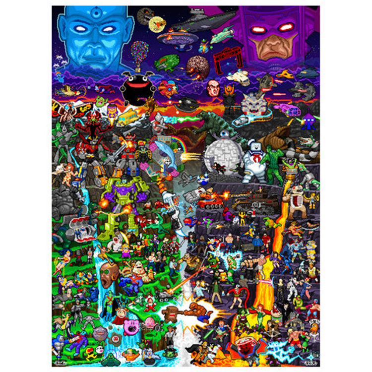 8-bit Worlds Collide by Roger Barr