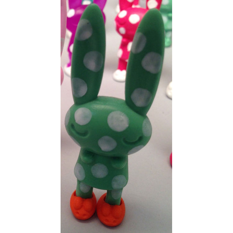 Bedtime Bunnies Holiday Batch Medium Size - green by Peter Kato
