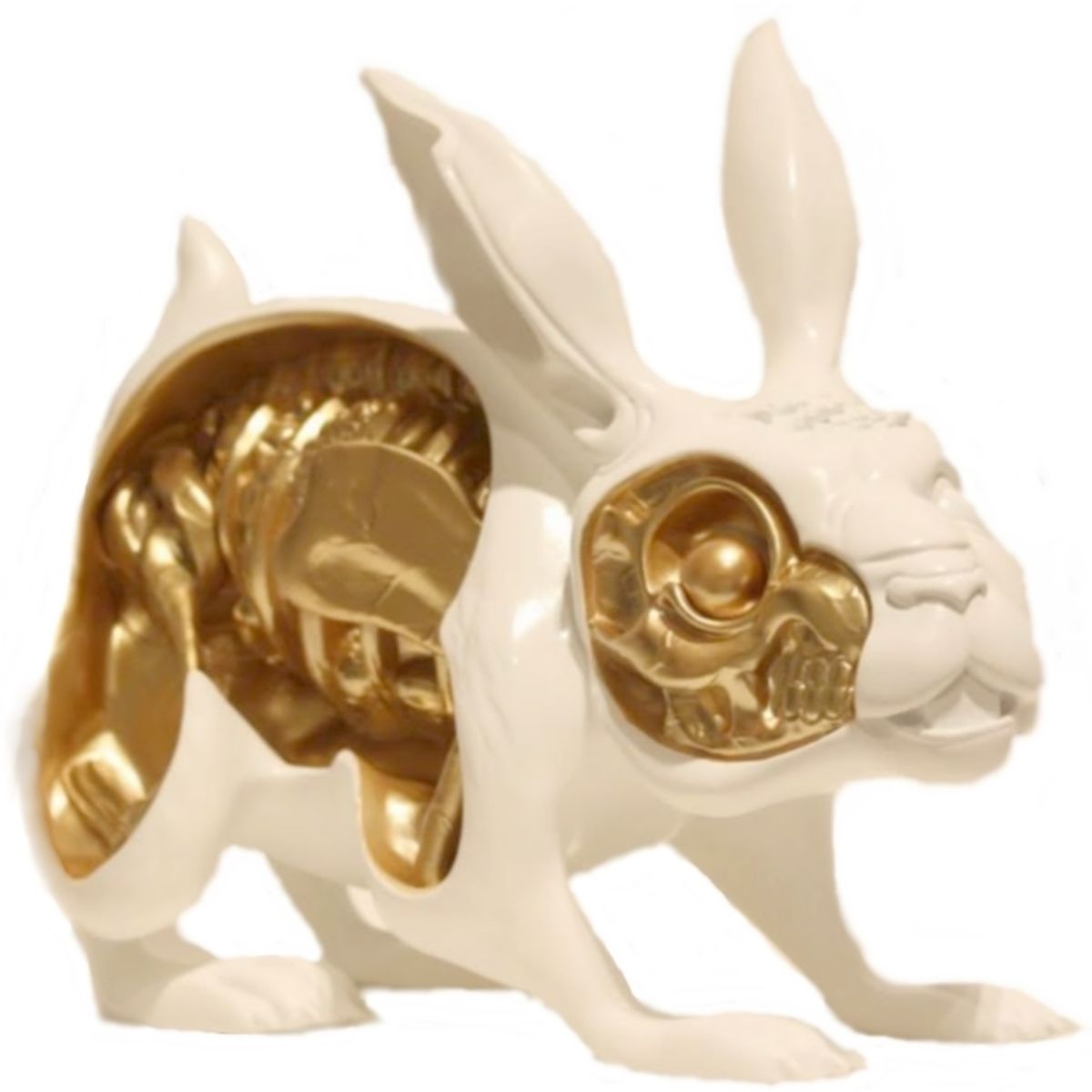 LEPUS PELLIS OS OMENTUM - WHITE / GOLD