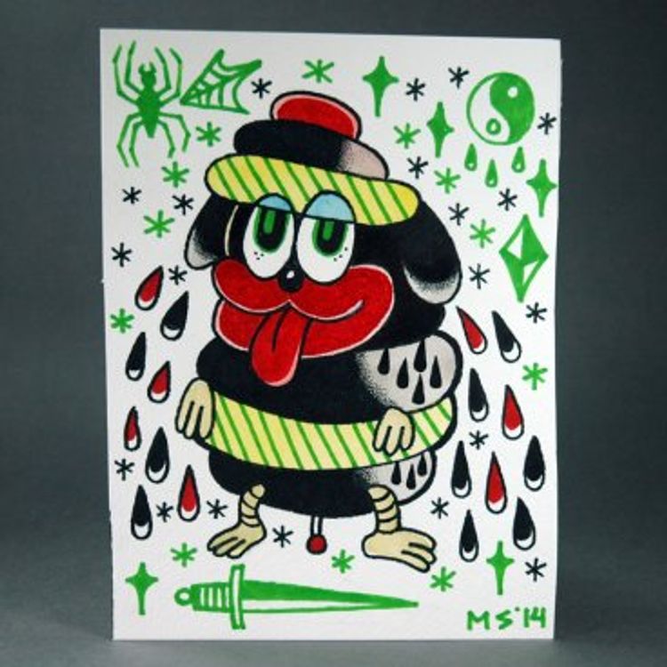 BAE DOG DRAWING by Draculazer (Michael Skattum)