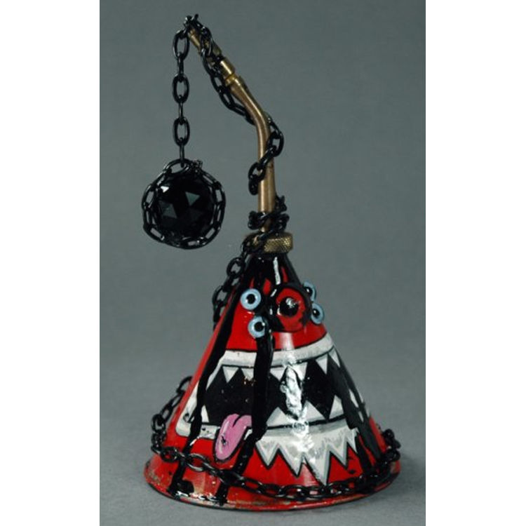 OIL CAN SANTA by Valarie Bermudez