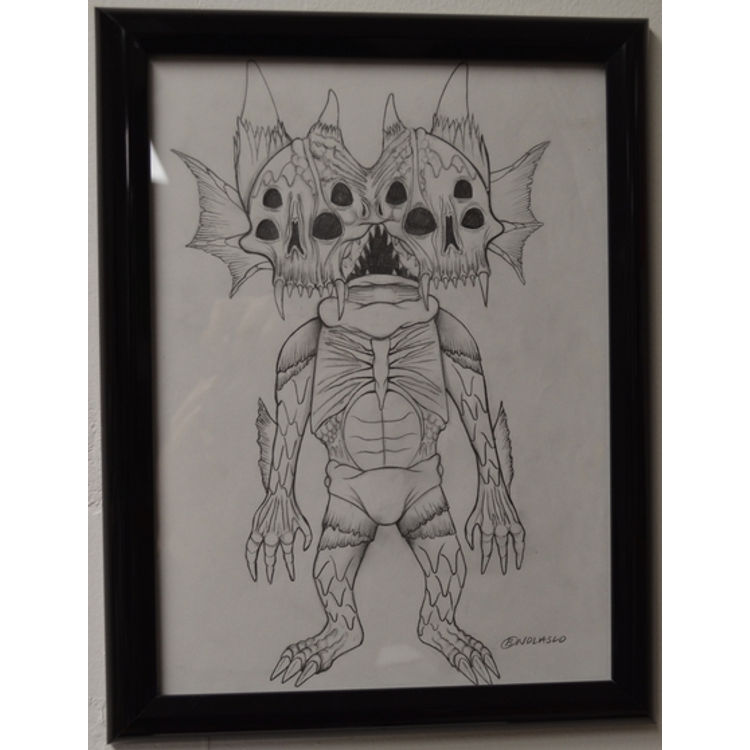 Mutant Double Skull Monster by Blessed Blessed Oblivion (Brent Nolasco)