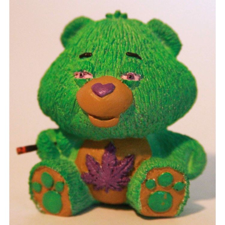Green Weed Bear by Dopevinyl (Jordan Ahern)