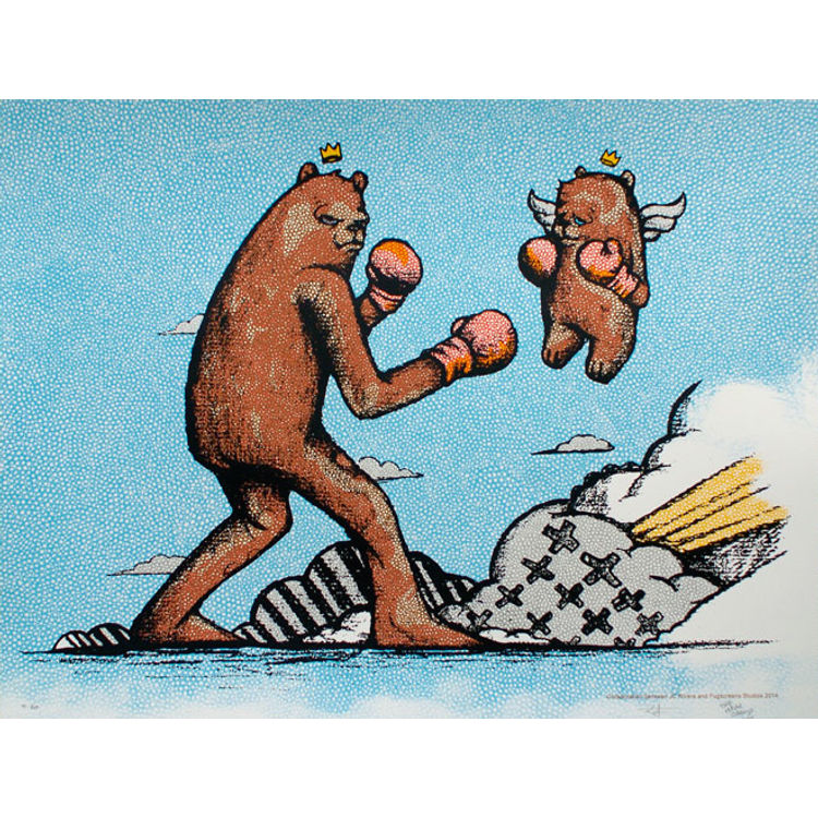 DAVID AND GOLIATH [PRINT] by JC Rivera