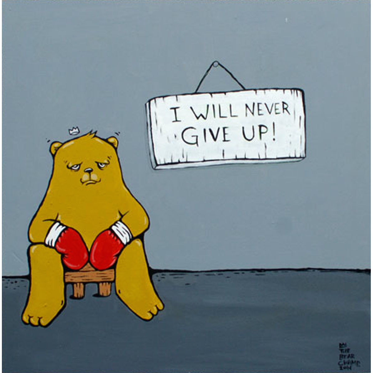 NEVER GIVE UP