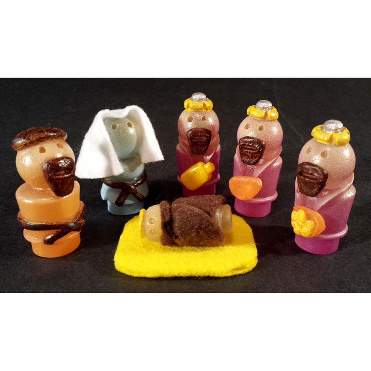 Peg Nativity Sets by DERRICK LAUGLAUG (LOGLOG)