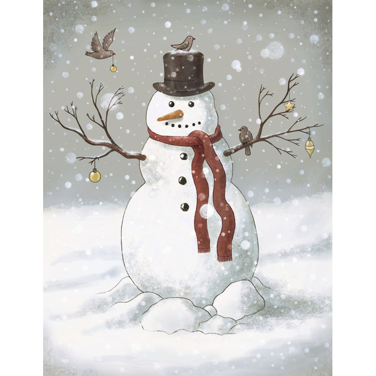 Christmas Snowman by Terry Fan