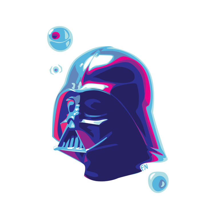 Darth Vader by Fiona Ng (darthasterisk)