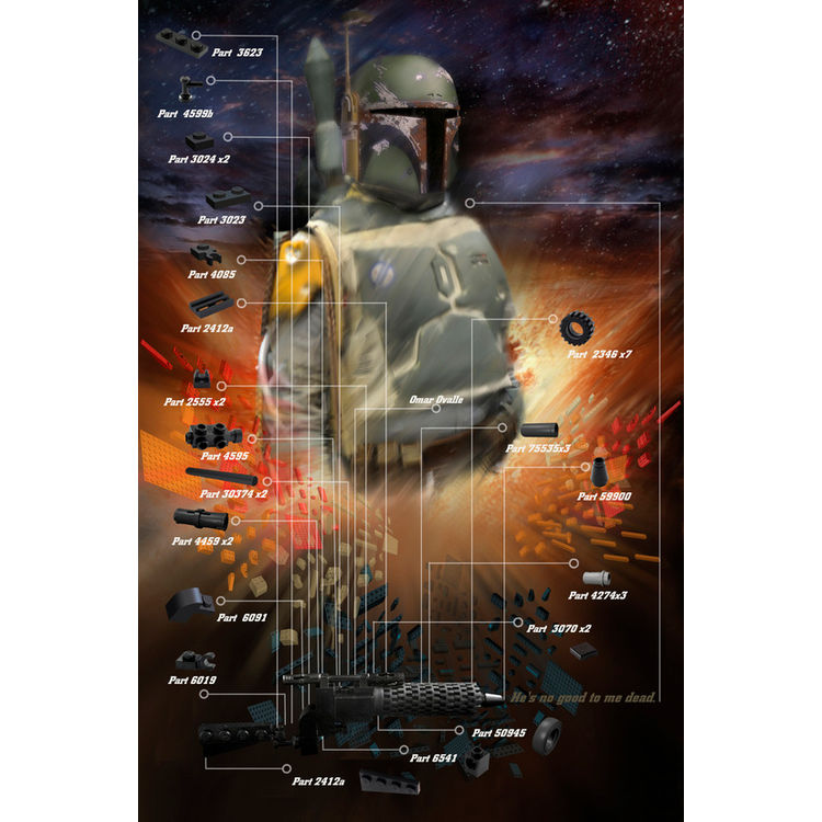 Boba Fett by Omar Ovalle