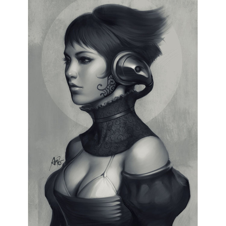 Pepper Grayscale II by Artgerm™