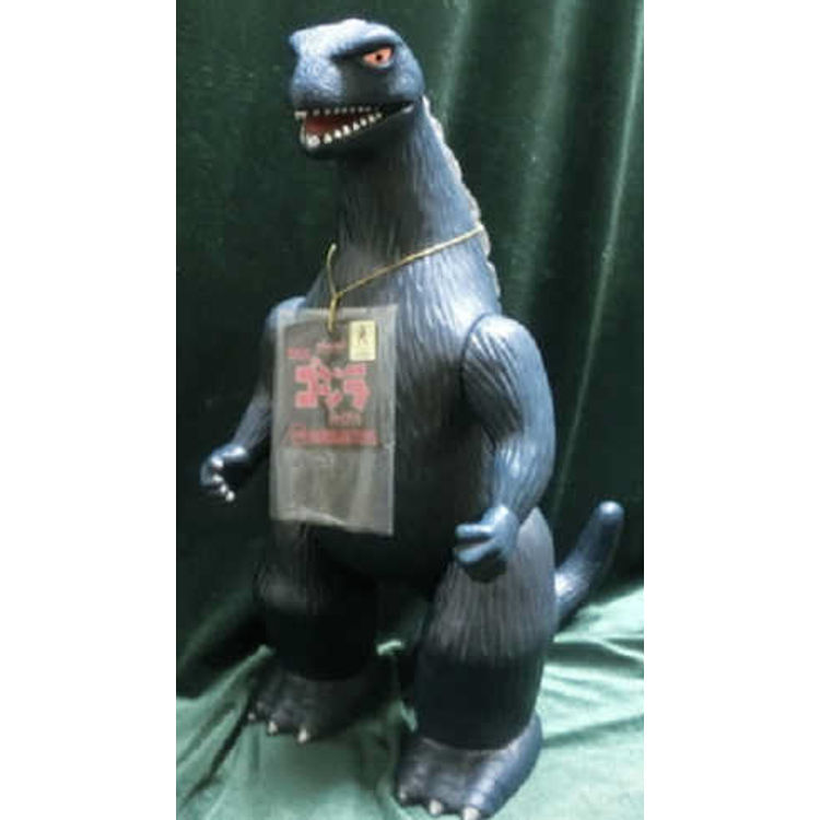 Marsan of classic Godzilla - blue mold w/ red eyes by Marusan