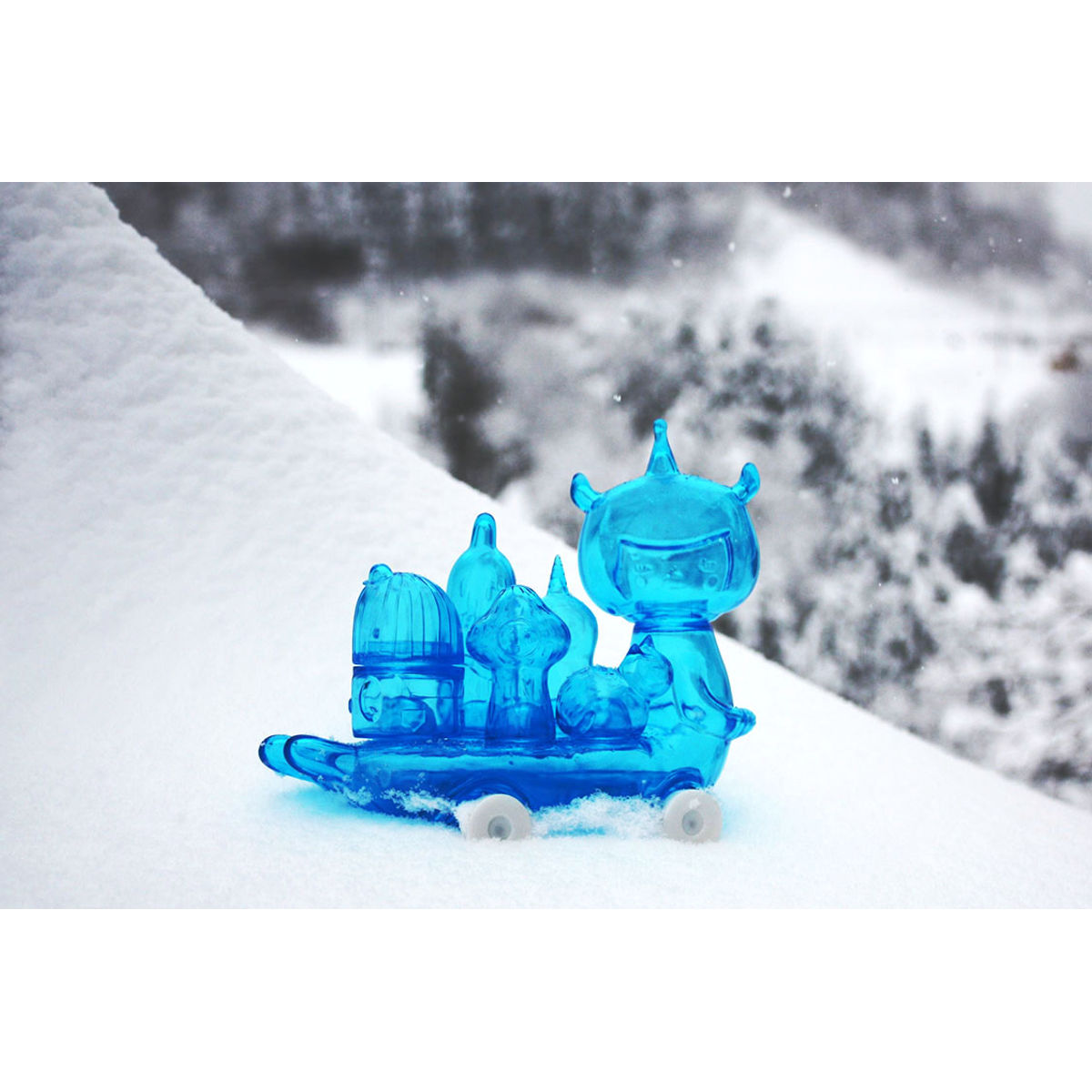 Clear Blue Microbus "To The Yeti Mountain"