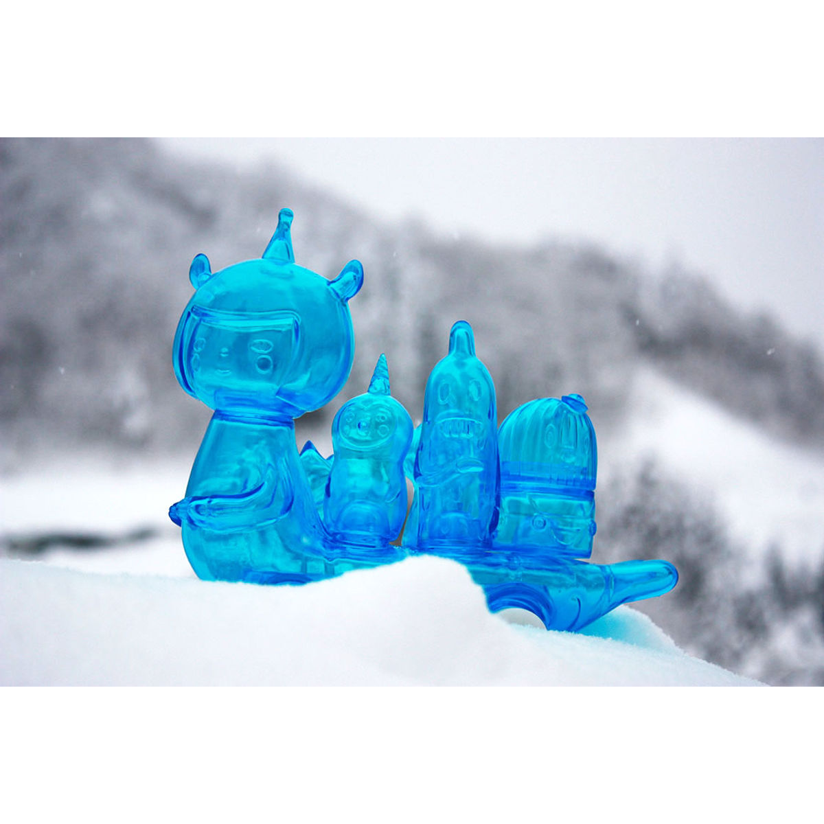Clear Blue Microbus "To The Yeti Mountain"