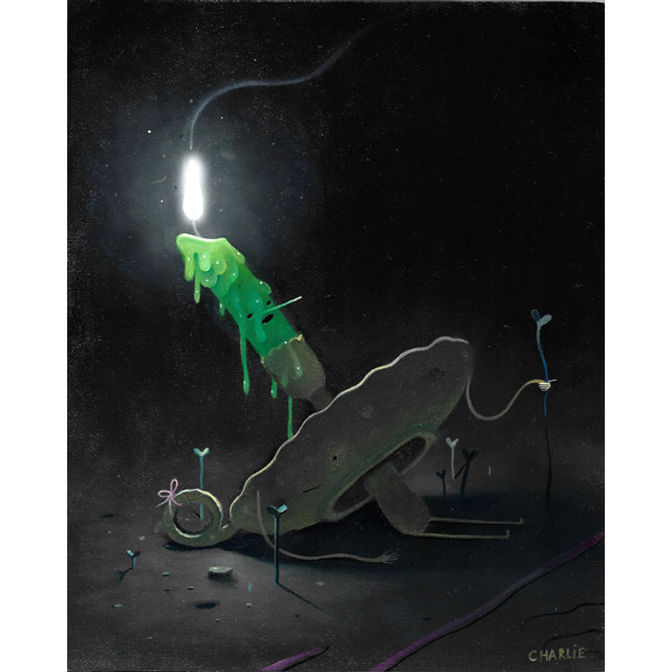 Green Candleboy by Charlie Immer