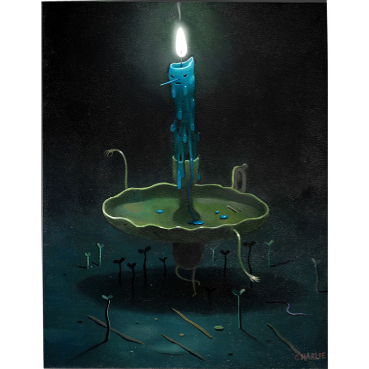 Blue Candleboy by Charlie Immer