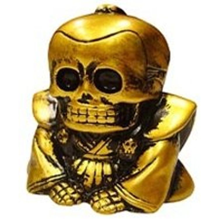 Honesuke (リアルヘッド 骨助) - Gold w/ Black Rub by Skull Toys (Takeuchi Yu)