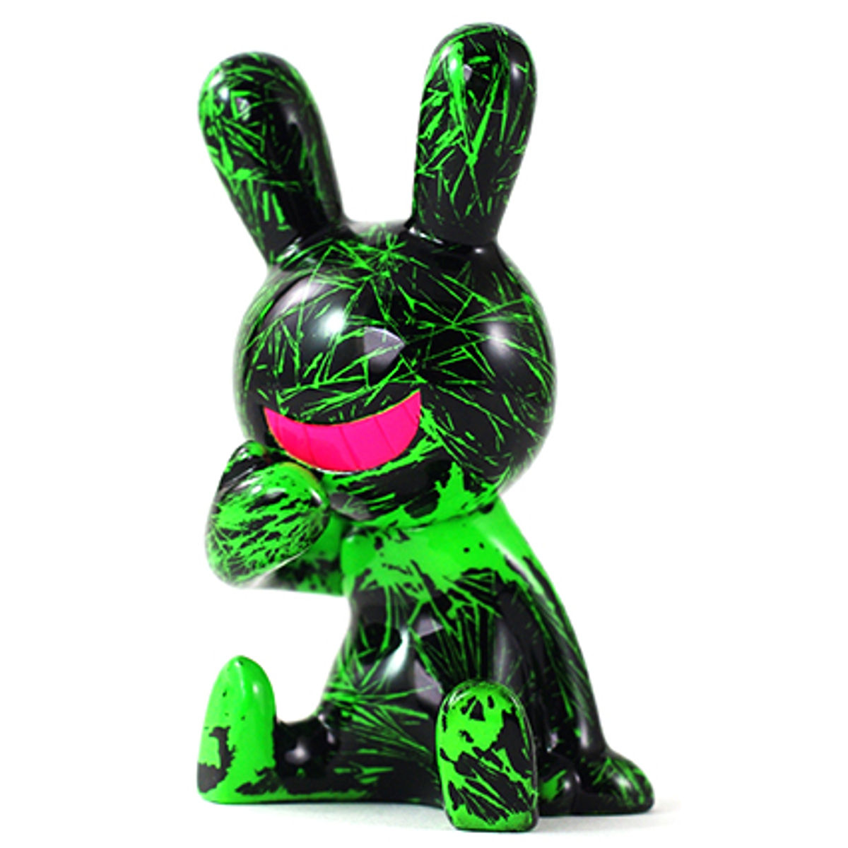 BLACK RABBiT Sitting Green scratch