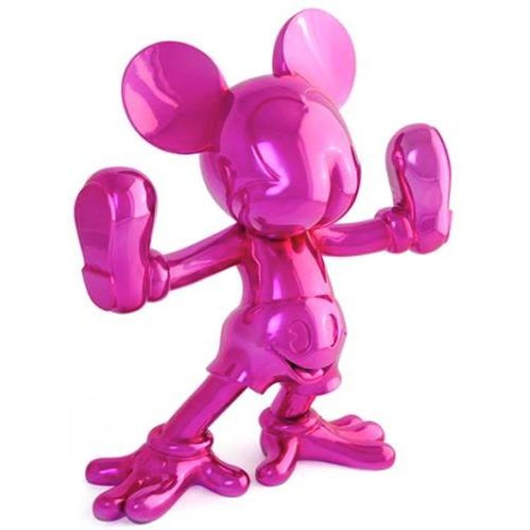 Freaky Mouse - Pink Aluminum by Fidia Falaschetti