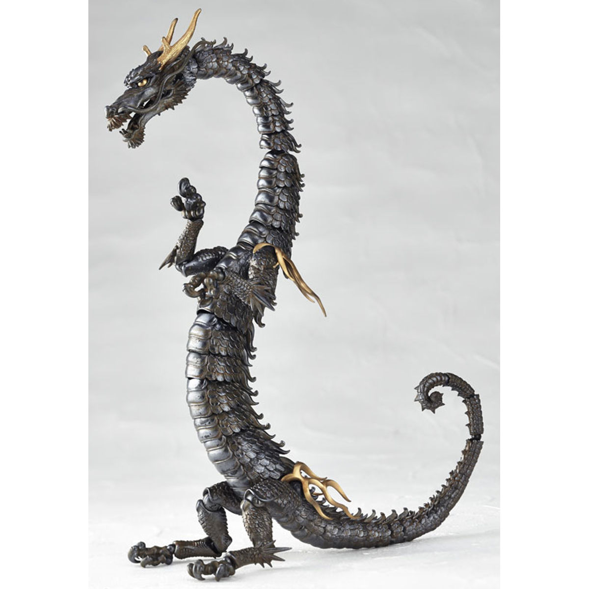 TK Project KT-003 Takeya Style Jizai Okimono "Dragon" Iron Rust Look Edition
