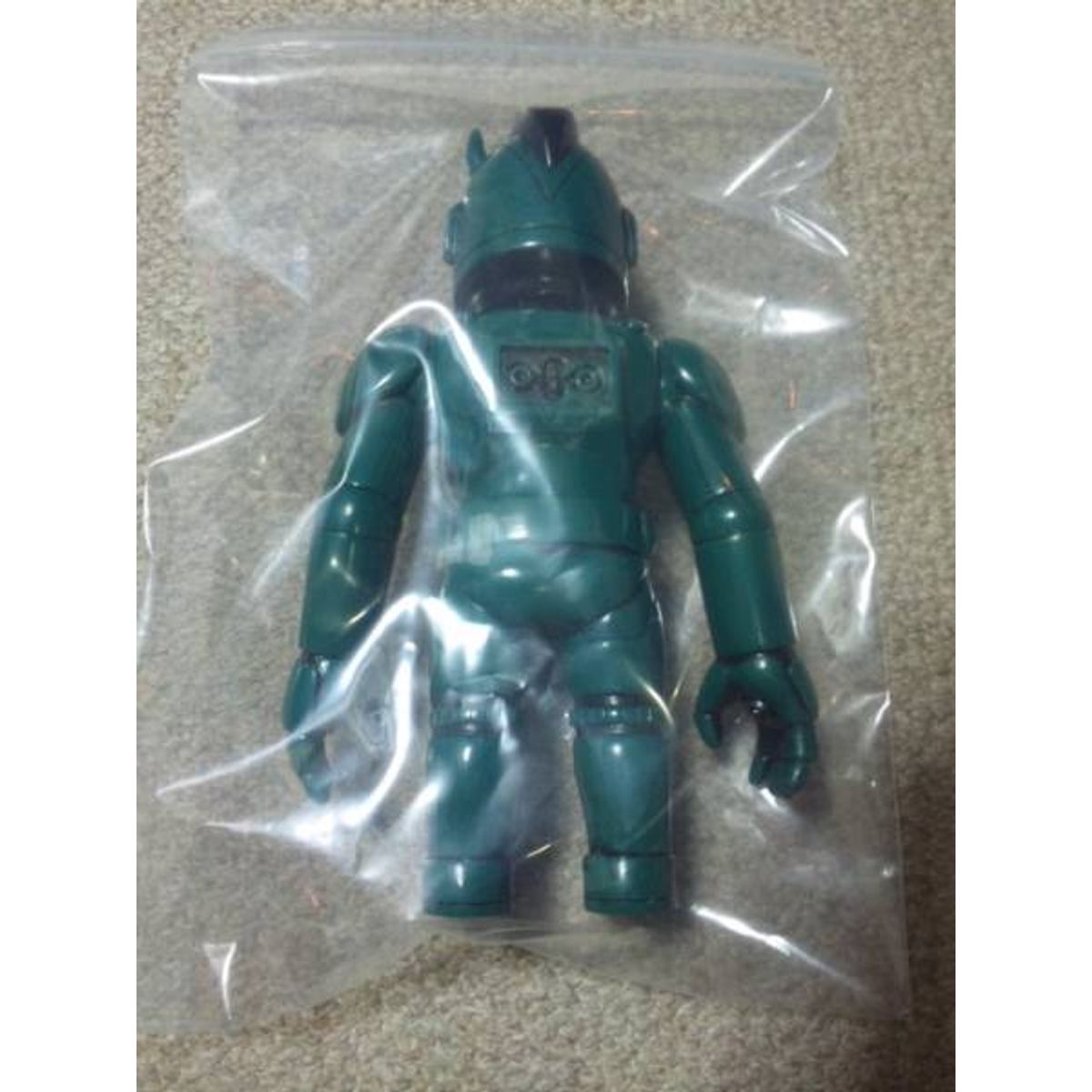 real head Mohawk Trooper - dark green / Red visor