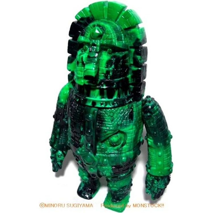 Yagami Giant Moairobo (モアイロボ)  "Marble Green preproduction sample" by Monstock