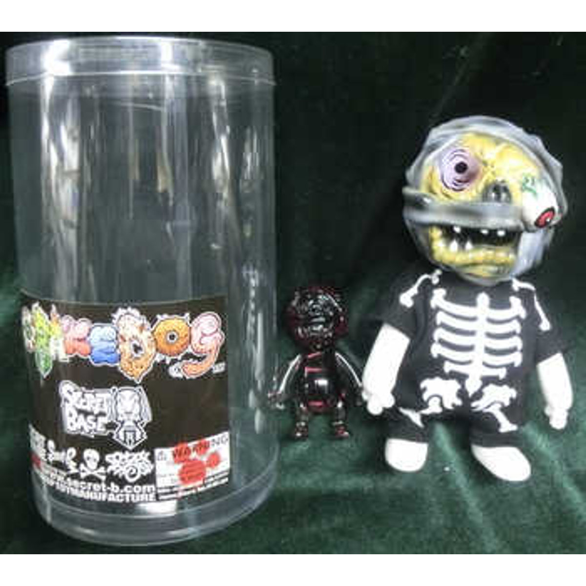Obake Dog - Ghost Skeleton ( Black )