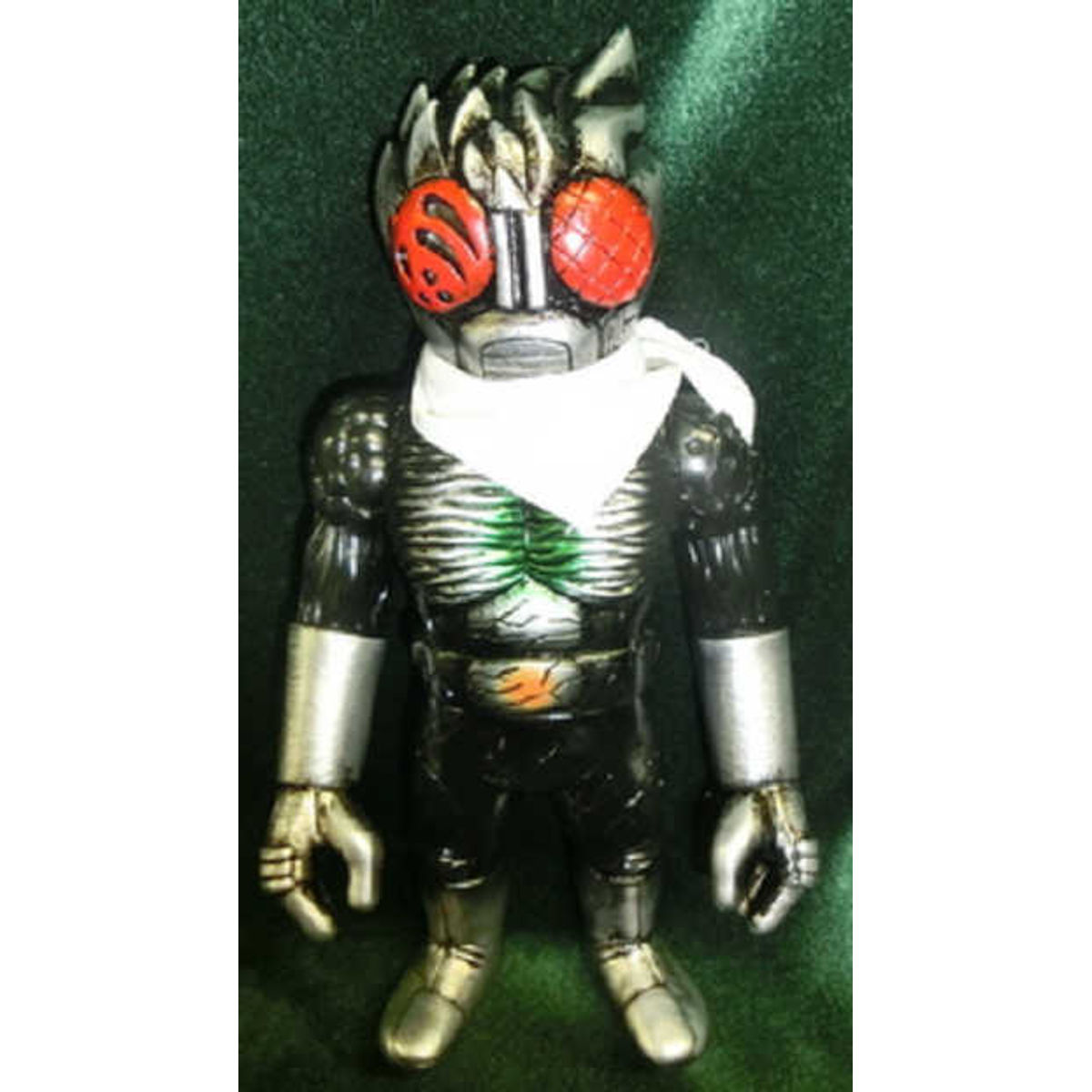 Chaosman X - Silver & Green on clear black