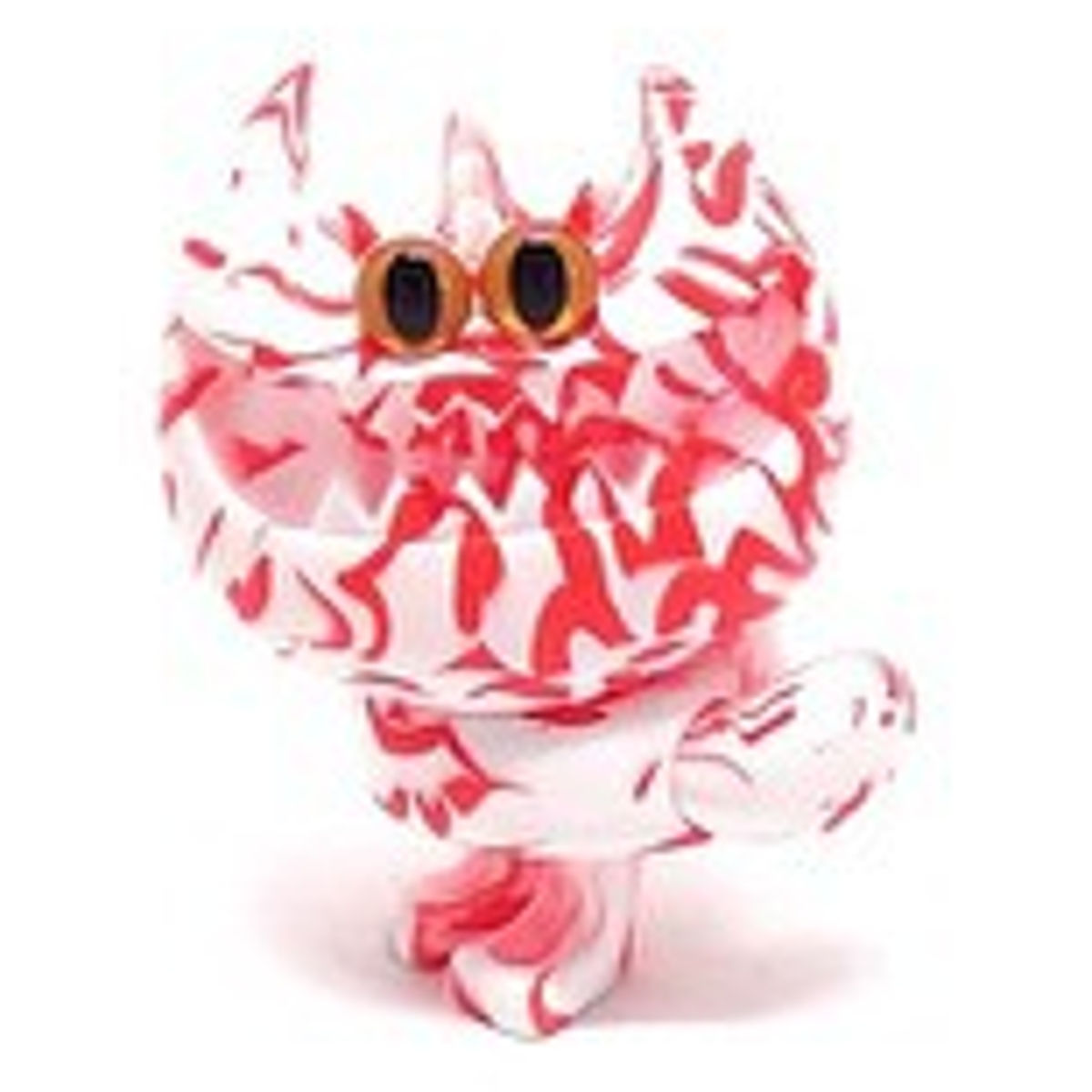 PeaKY MARBLE RED X WHITE