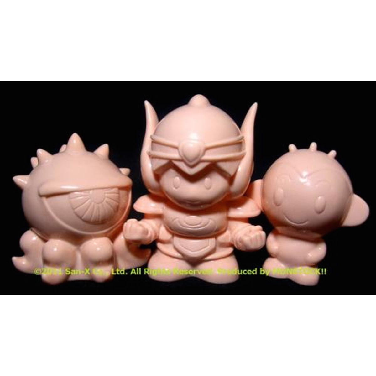 Esupakusu Finger Puppet collection Pale Orange 3 Character SET