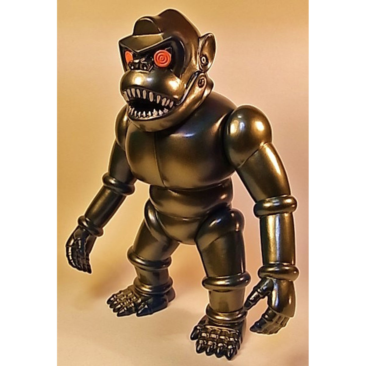 robot gorilla 5th B type  molding color Godzilla Blue (dark blue)  Brass (brass color) blow ( include Evil Scientist omake )