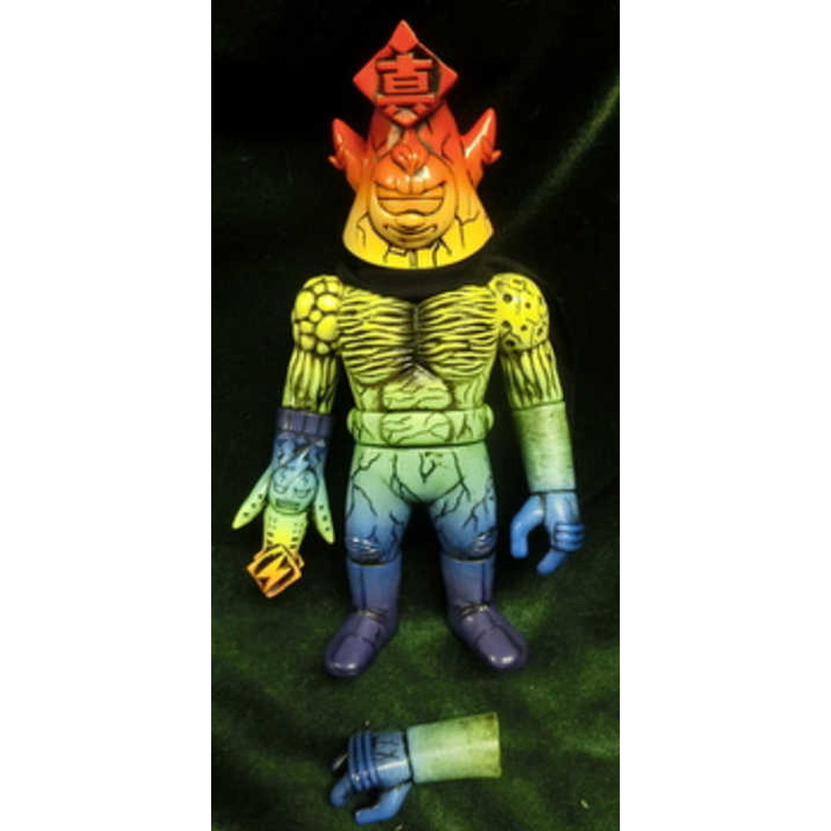 Real head sun Dad ( white molding / rainbow colored )