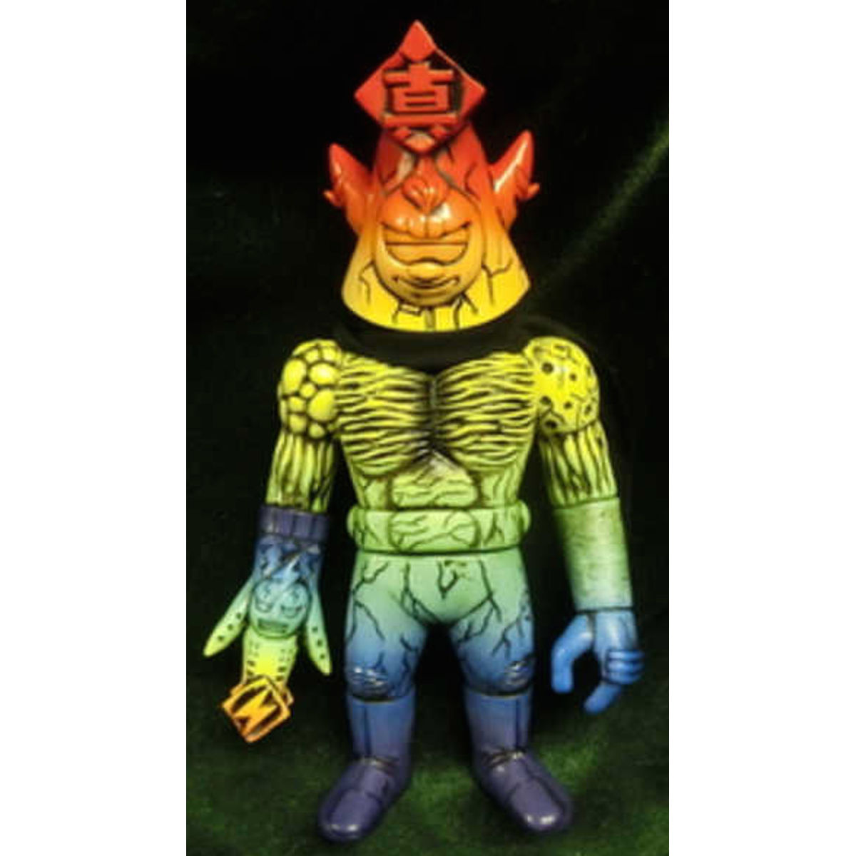 Real head sun Dad ( white molding / rainbow colored )