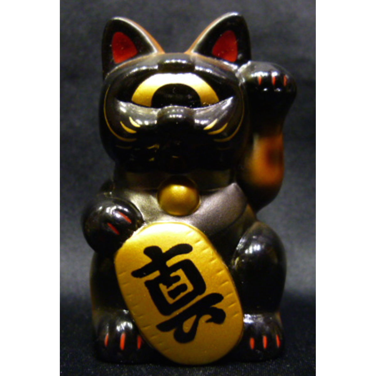 Fortune Cat Baby ( black molding )