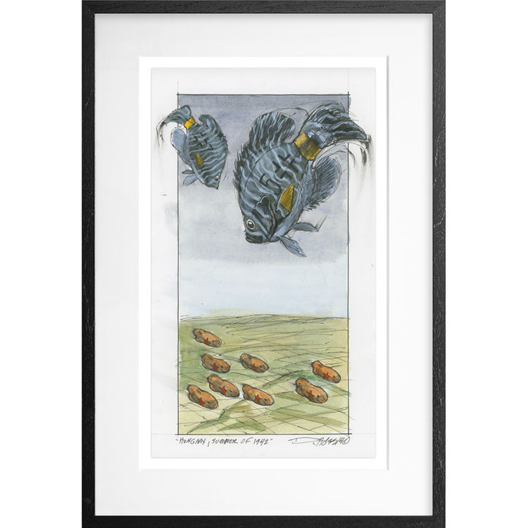 Hungary, Summer of 1942 - Original Artwork by Derek Hess