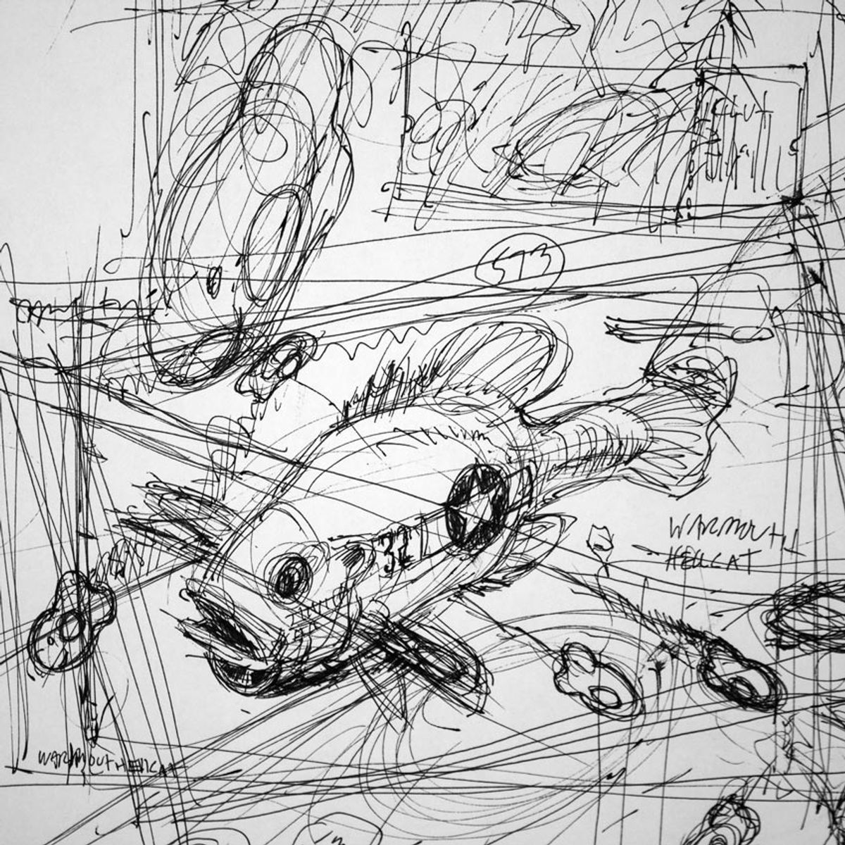Fish From Above - Sketch 1