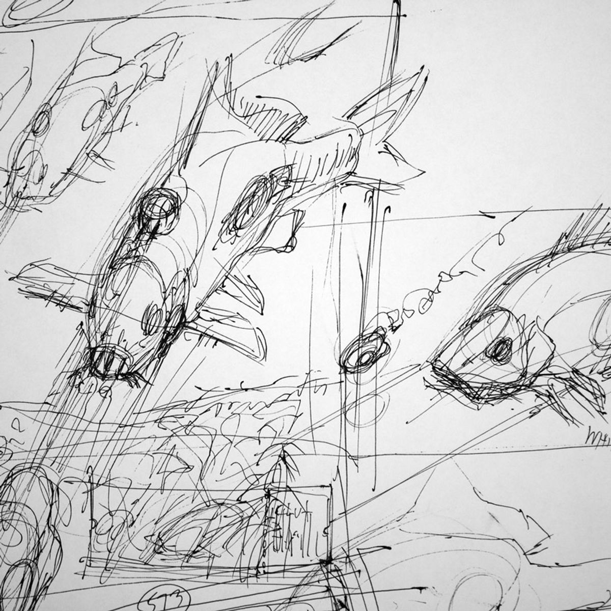 Fish From Above - Sketch 1