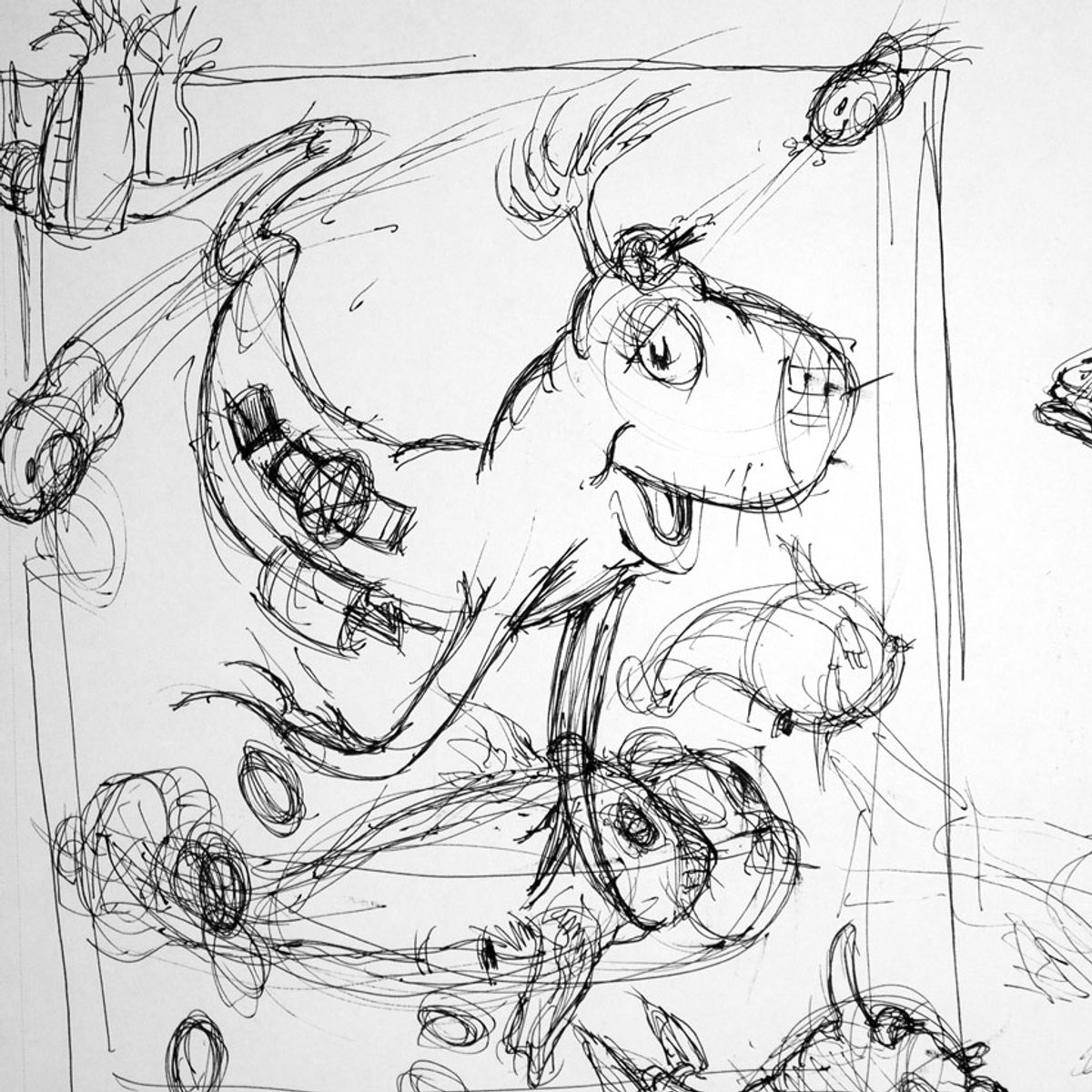 Fish From Above - Sketch 2