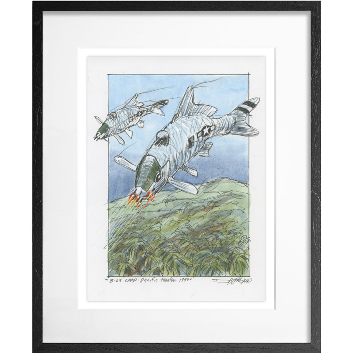 B-25 Carp - Original Artwork