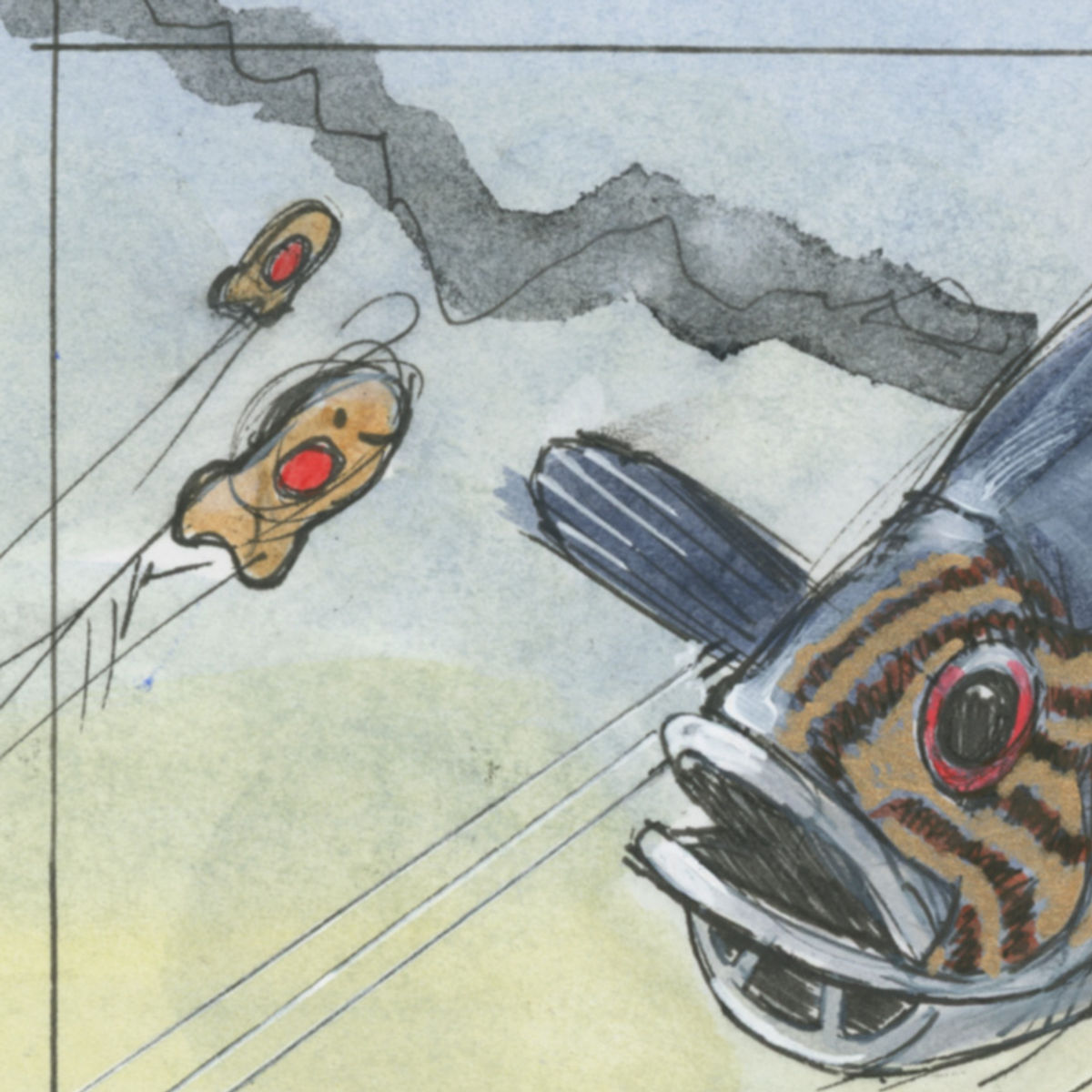 Warmouth Hellcat - Original Artwork