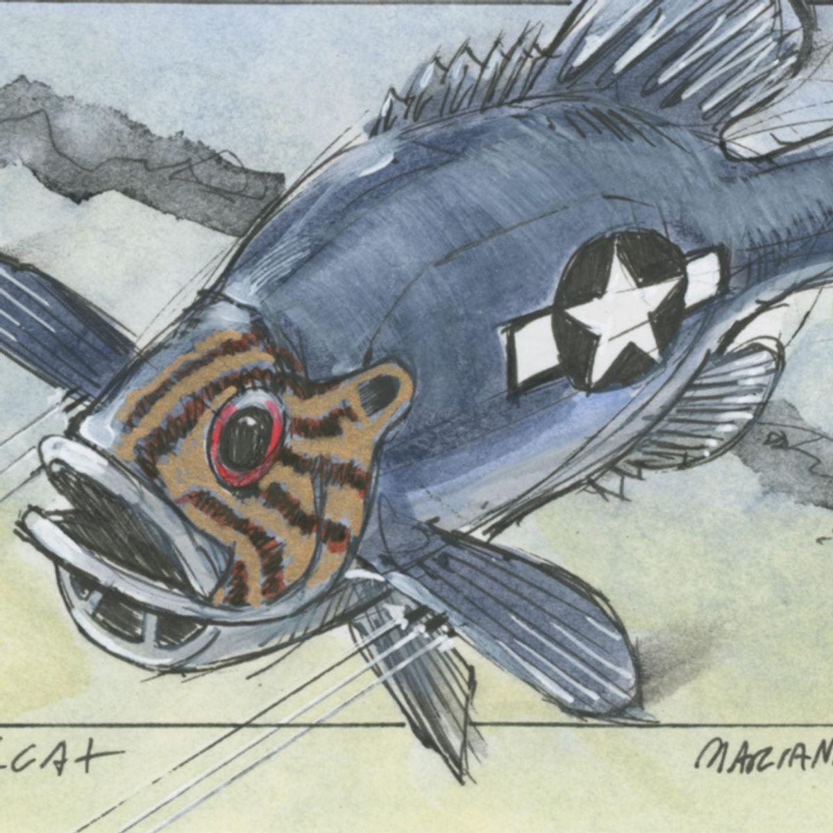 Warmouth Hellcat - Original Artwork