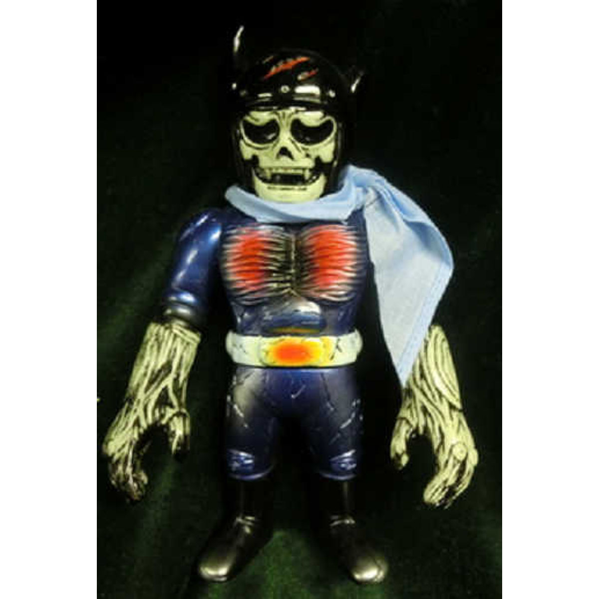 Real head ghost cider Ⅱ ( black molding x phosphorescent molding / blue color )