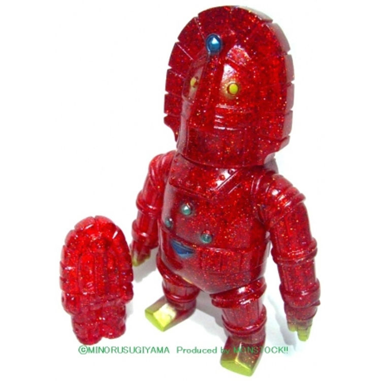 legendary rock people Moairobo "lame Clear Red (flame drum)" with minimaoi by Monstock