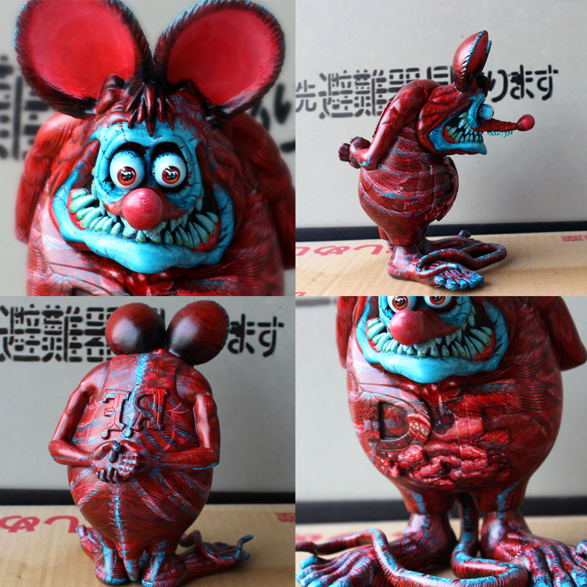 TT "RAT FINK" TOY AND CANVAS SET