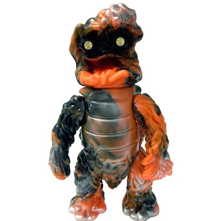 Super7 x GARGAMEL WALKING HEDORAN - SUPER7 limited / Orange / Black Marble by Gargamel (Kiyoka Ikeda)