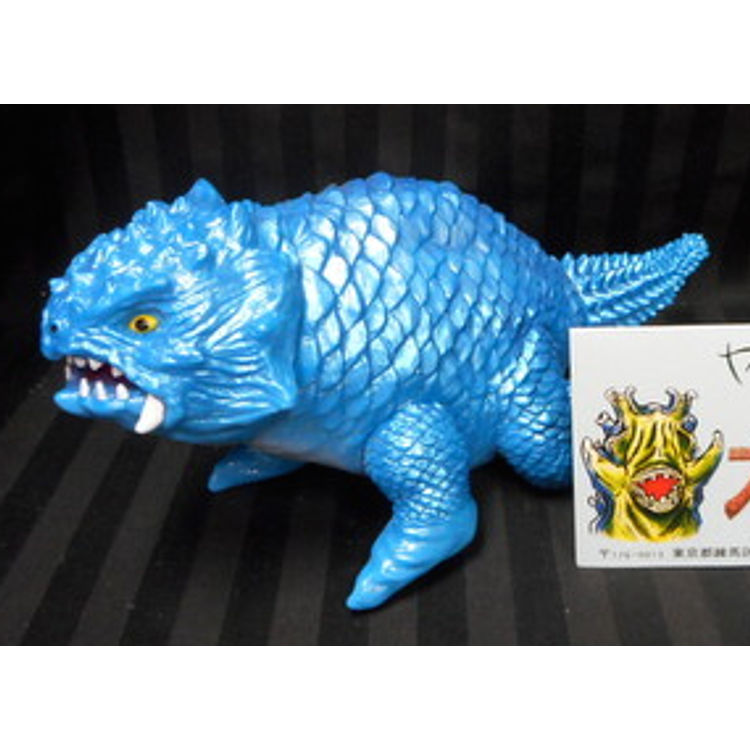 Yamomaku Large Monsters Series [ underground monster vias glass ( blue molding / tablet color ) ] by Yamomark