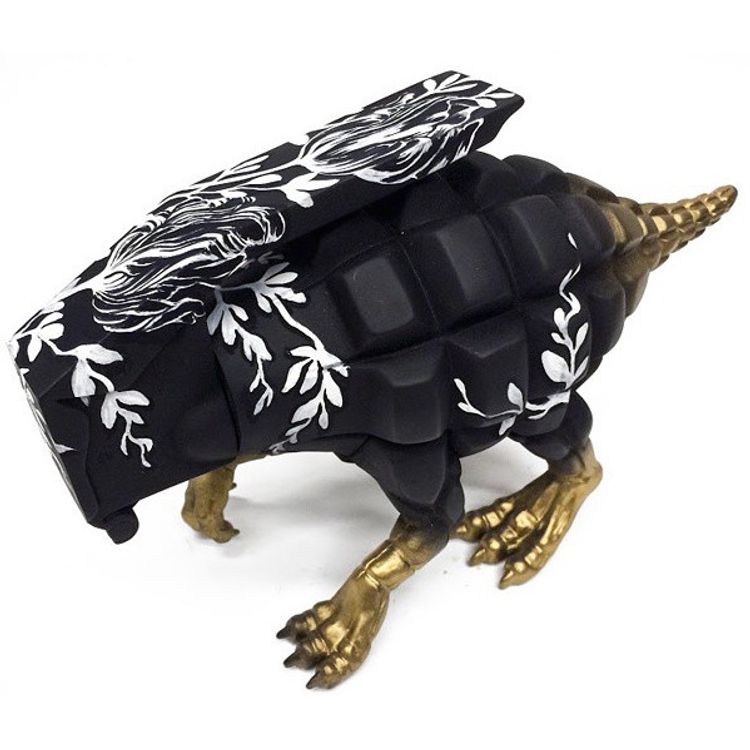 FLORAL DINOGRENADE by Candie Bolton