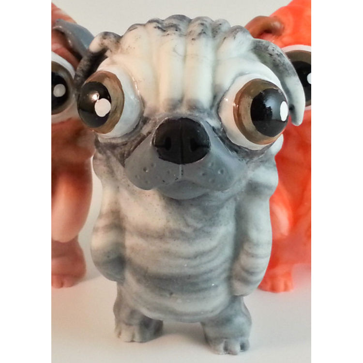 blind bagged puggo - grey by Motorbot (Kevin Olson)